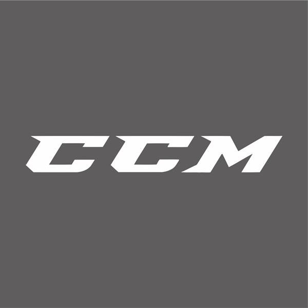 2.5inches wide white CCM logo iron on transfers